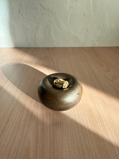 Handmade Ceramic Catch-all Dish (Small) — Metallic Bronze Glaze
