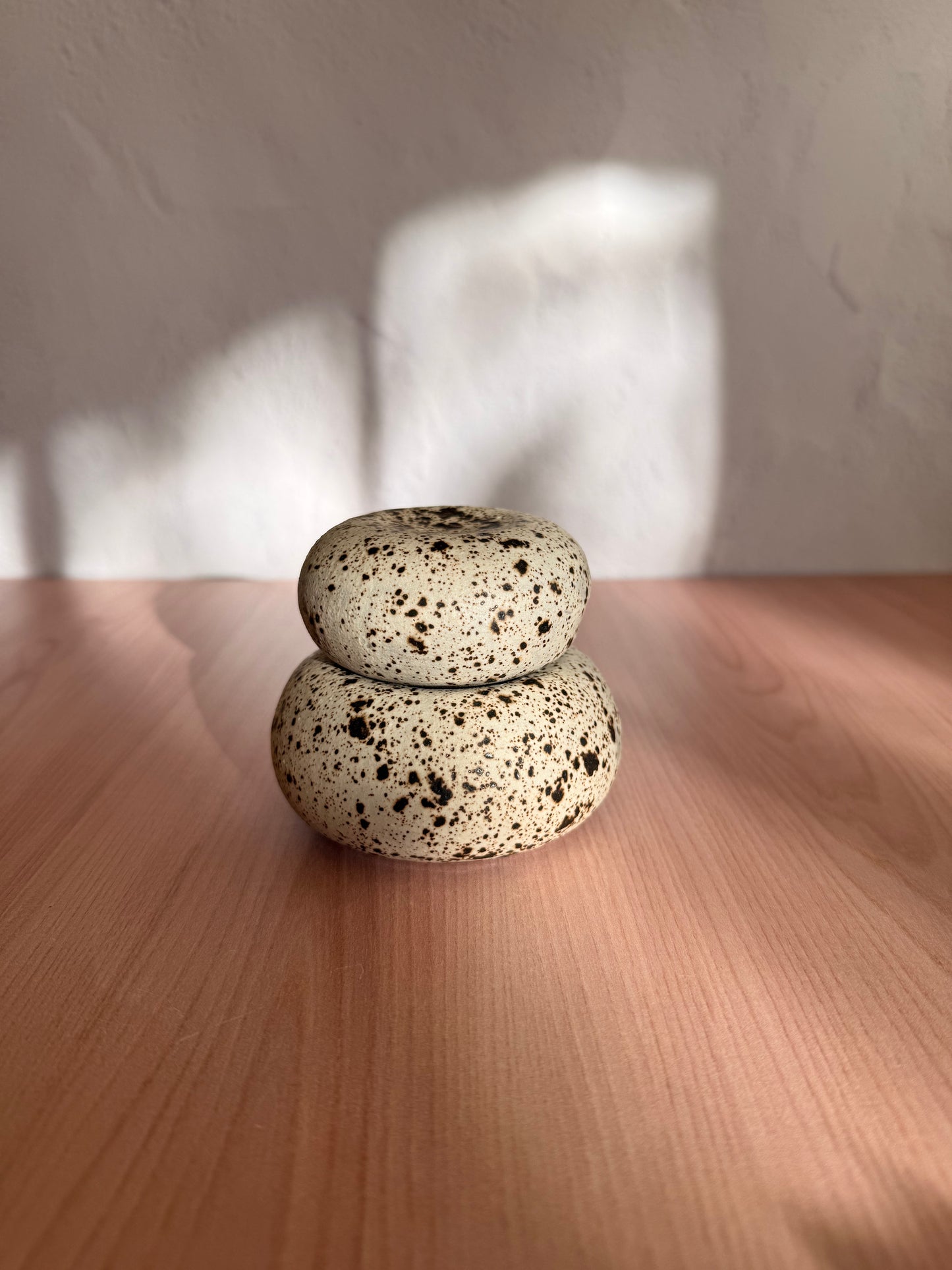 Handmade Ceramic Catch-all Dish — Speckled Cream Glaze