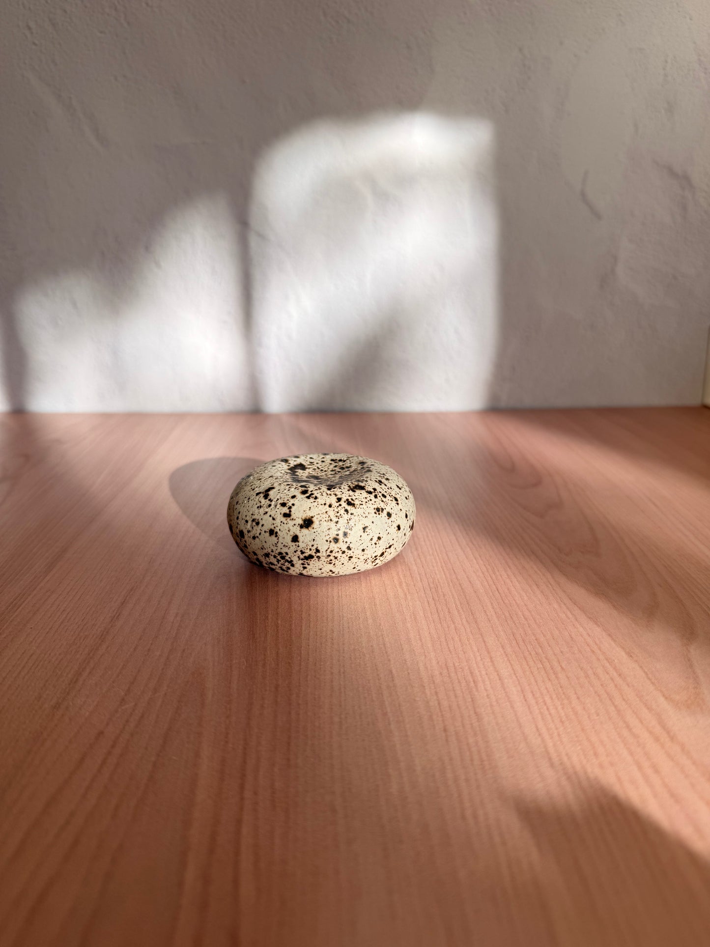Handmade Ceramic Catch-all Dish (Small) — Speckled Stacked Form