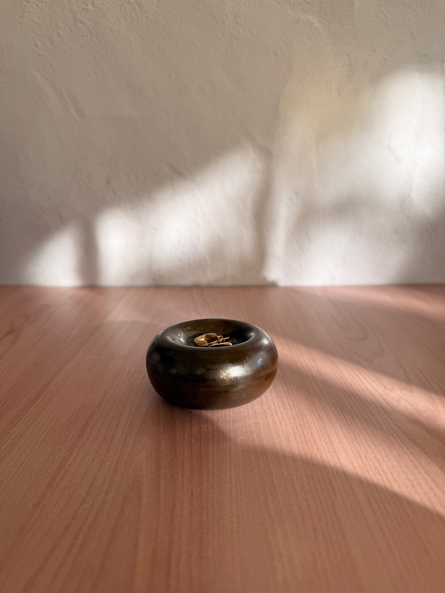 Handmade Ceramic Catch-all Dish (Small) — Bronze Glaze