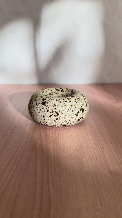 Handmade Ceramic Catch-all Dish — Speckled Cream Glaze